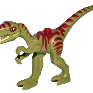LEGO - Olive Green Dinosaur Coelophysis /