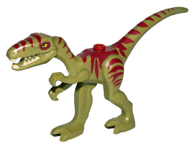 LEGO - Olive Green Dinosaur Coelophysis /