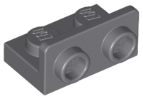 LEGO - Dark Bluish Gray Bracket 1 x 2