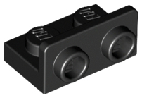 LEGO - Black Bracket 1 x 2