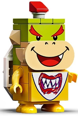 LEGO - Bowser Jr. - 2 Lime Brick 1 x 1